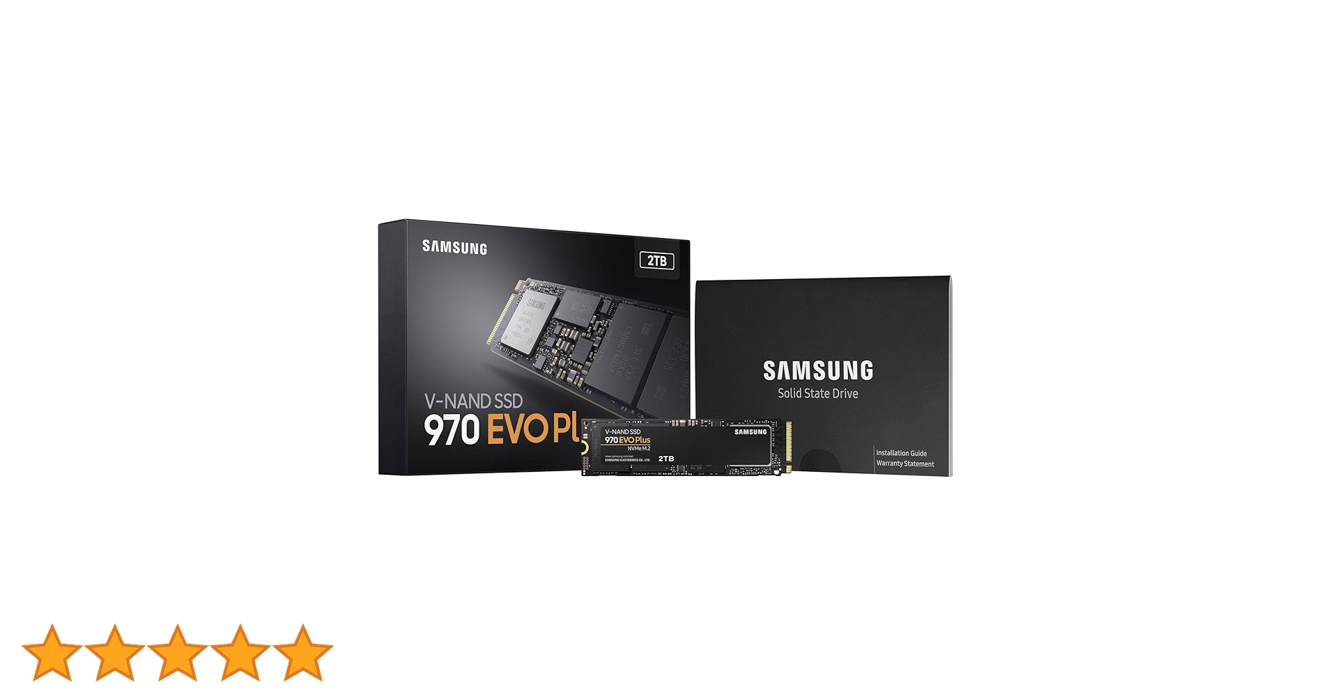 Samsung 970 EVO Plus 2 TB PCIe NVMe M.2 Internal Solid State